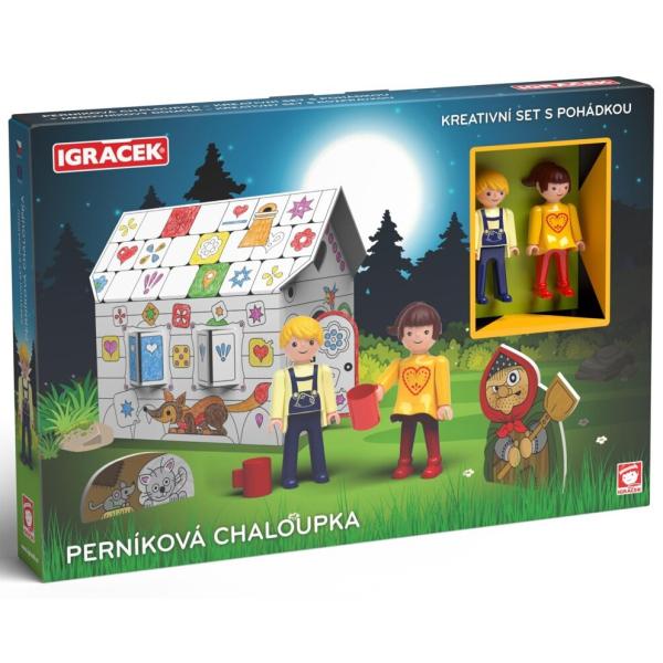 Igráček Perníková chaloupka - kreativní set s pohádkou