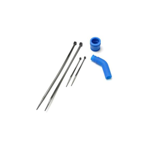 Traxxas silikónová spojka, deflektor výfuku modrý