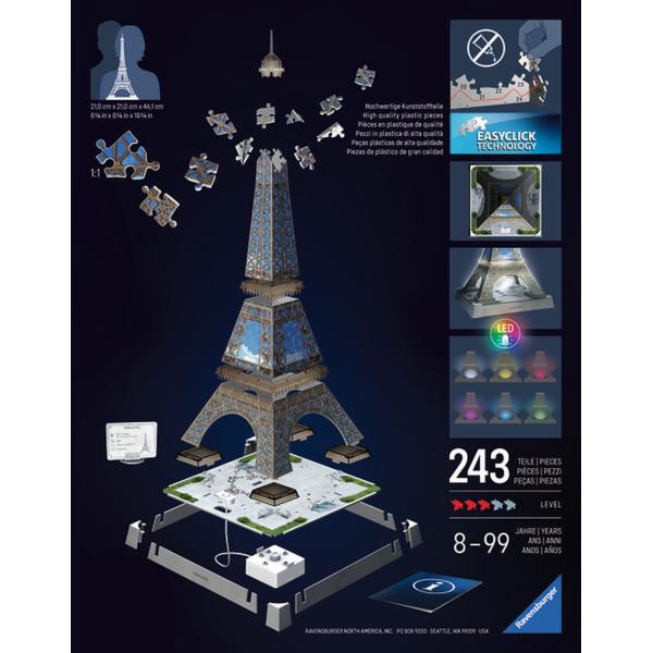 Ravensburger Iconics: Eiffelova věž, LED