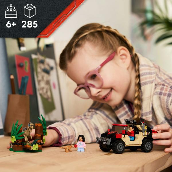 LEGO® Jurassic World™ 76972 Útěk před raptorem v terénním autě (obrázek 3)