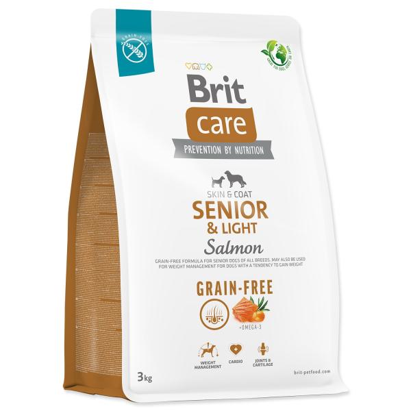 Krmivo Brit Care Dog Grain-free senior & Light Salmon 3kg