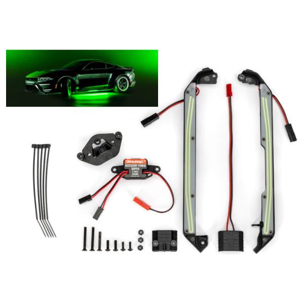 Traxxas LED podsvícení šasi zelené (pro 4-Tec 2.0, Drift) (obrázek 5)