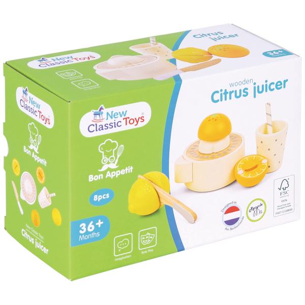 New Classic Toys Dřevěný lis na citrusy