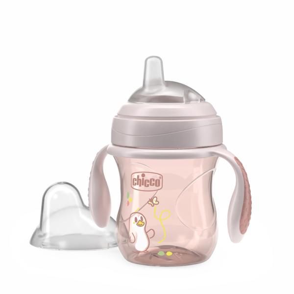 Chicco Hrneček Transition učící s držadly pink, 4m+ (obrázek 6)
