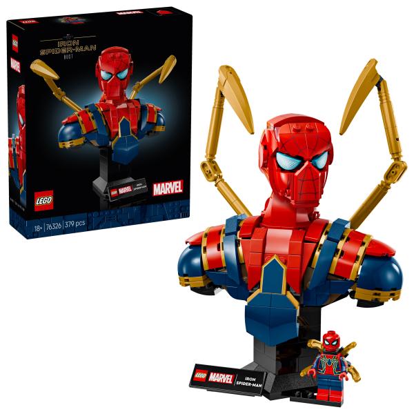LEGO® Marvel 76326 Busto di Iron Spider-Man