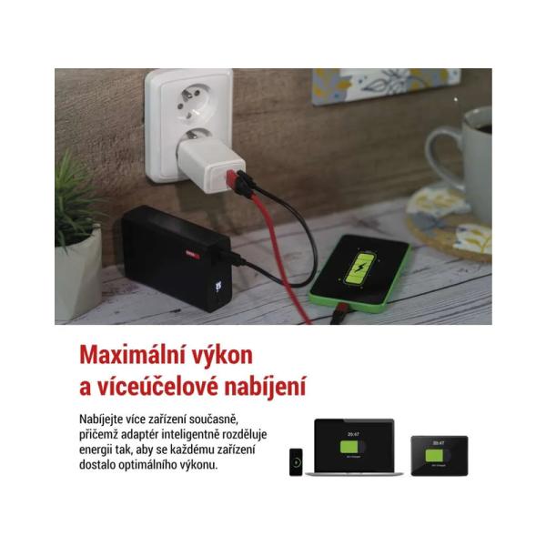 Síťový USB adaptér (zdroj) GaN PD 45W (obrázek 3)