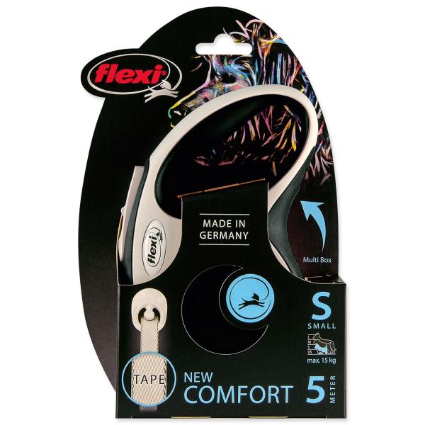 Vodítko Flexi New Comfort páska S černé 5m