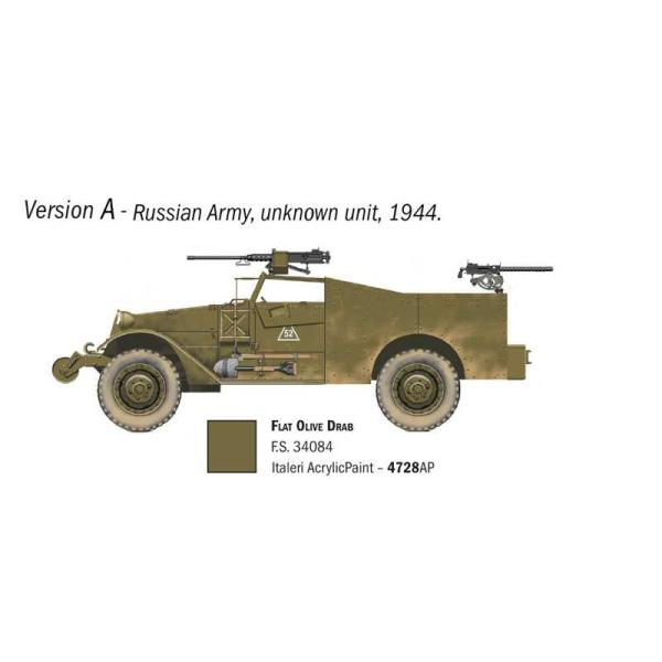 Model Kit military 7063 - M3A1 Scout Car (1:72) (obrázek 4)