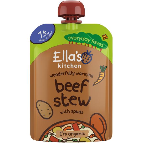Ella’s Kitchen BIO Dušené hovězí maso s bramborami (130 g)