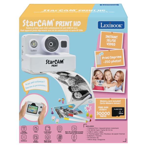 Dětský instantní HD fotoaparát StarCAM Classic s tiskárnou (obrázek 4)