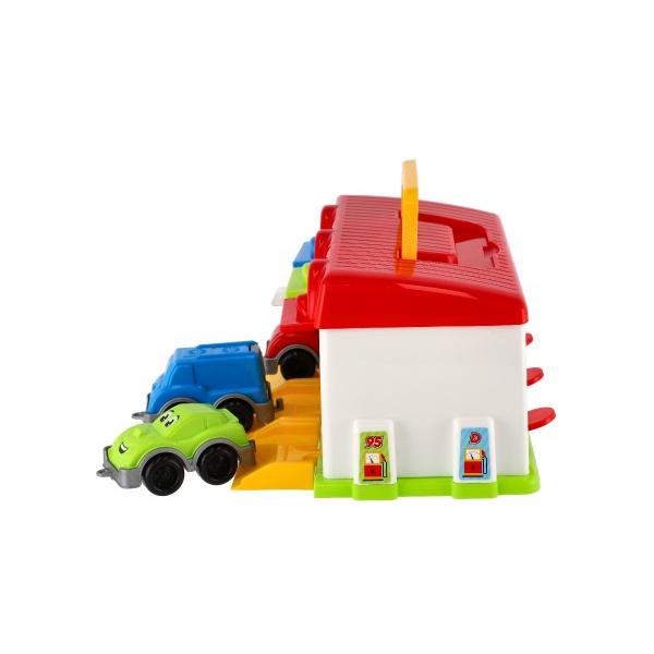 Garáž s autíčky 3ks + doplňky (obrázek 6)