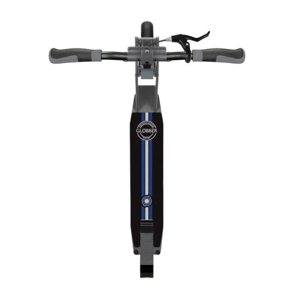 Globber Koloběžka One K 165 Deluxe Black Blue s předním tlumičem a brzdou, nosnost 100kg (obrázek 4)