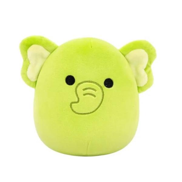 Squishmallows Zelený slon Franky, 13 cm