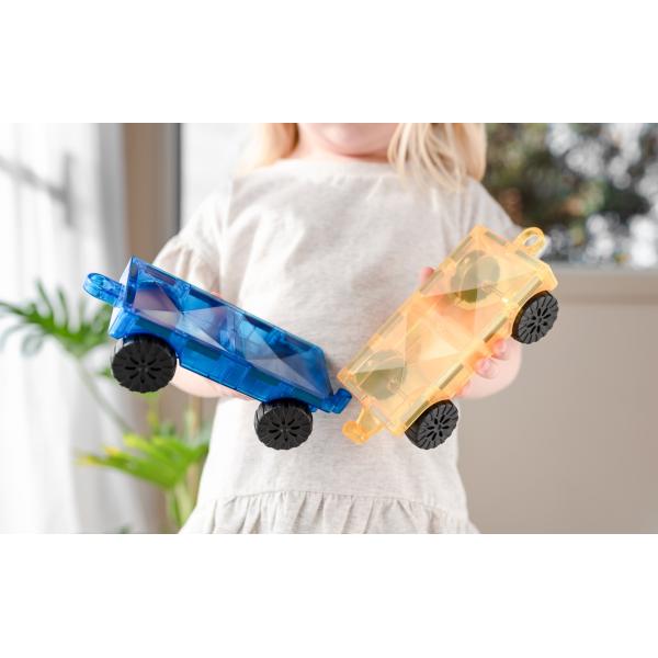 CONNETIX® Rainbow Car Pack magnetická stavebnice 2 ks (obrázek 3)