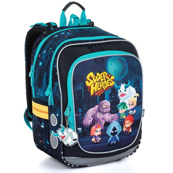 Ľahučká školská taška s Yettim Topgal ENDY 23012