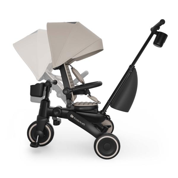 KINDERKRAFT Tříkolka Jazz 3 Beige, 9m+ (obrázek 7)