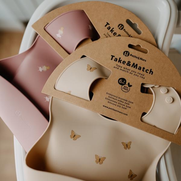 PETITE&MARS Bryndák silikonový Take&Match Frosted Sky 6m+ (obrázek 4)