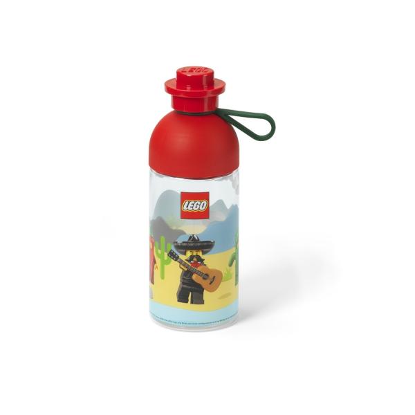 Room Copenhagen Lego - Borraccia Per Bambini, 500 Ml, Trasparente, Motivo: Messico, Lavabile In Lavastoviglie, Riutilizzabile-image