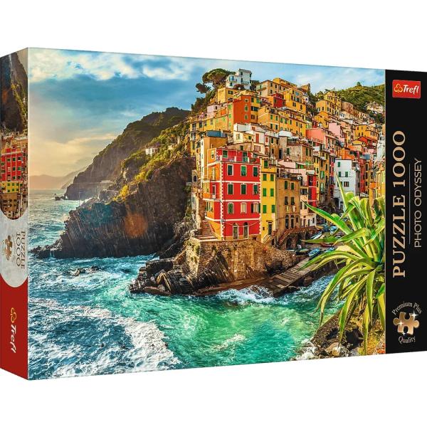 TREFL Puzzle 1000 Premium Plus Kvalita Foto Odysea: Město Riomaggiore, Itálie