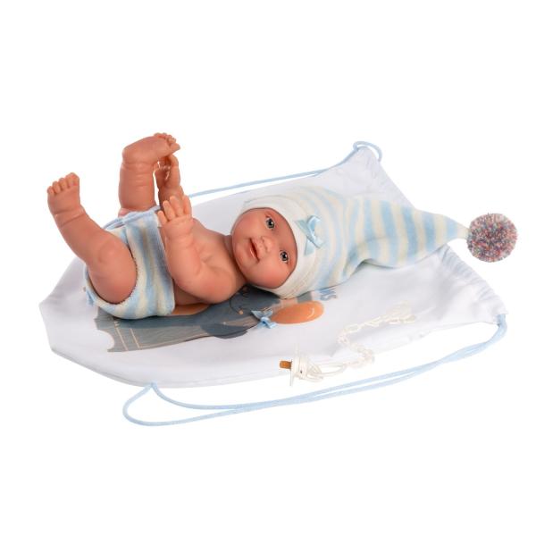 Llorens M26-313 obleček pro panenku miminko NEW BORN velikosti 26 cm s doplňky