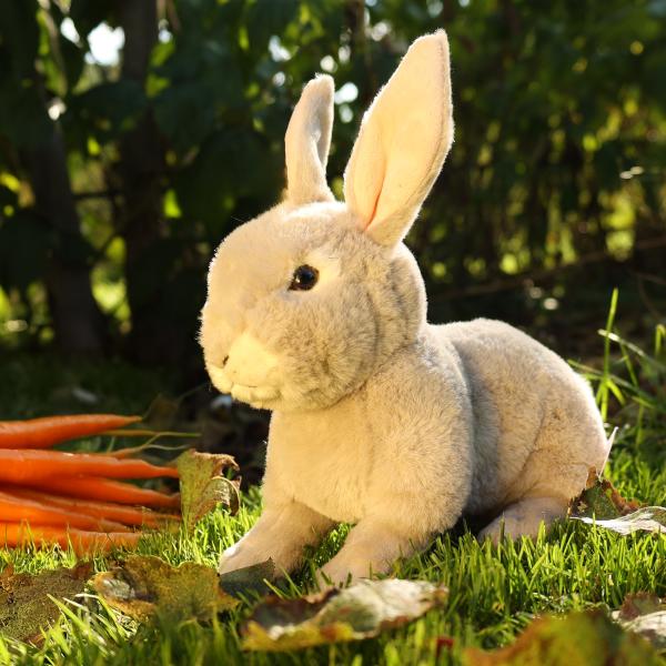 Plyšový králík šedý 23 cm SOFT COLLECTION (obrázek 7)