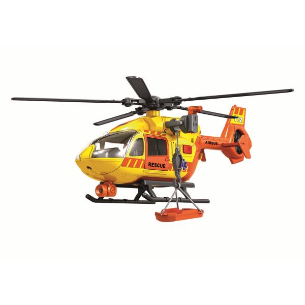 Vrtulník záchranársky s efektami 38 cm