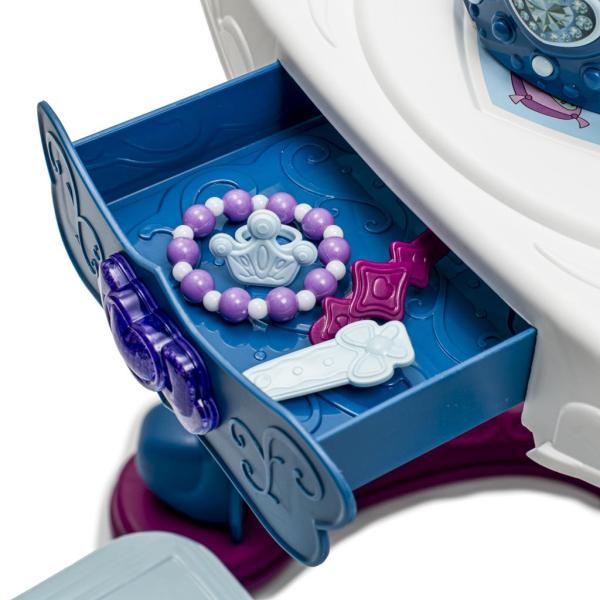 Dětský toaletní stoleček ledový svět se světlem, hudbou a stoličkou BABY MIX (obrázek 5)