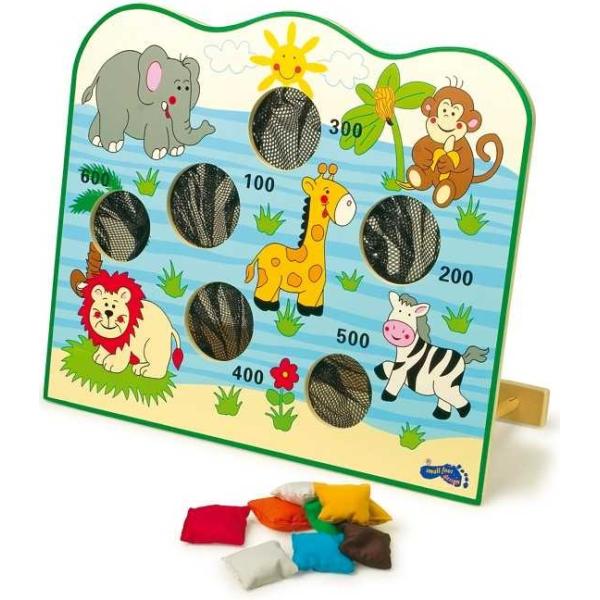 Small Foot Drevená hra na hádzanie Afrika