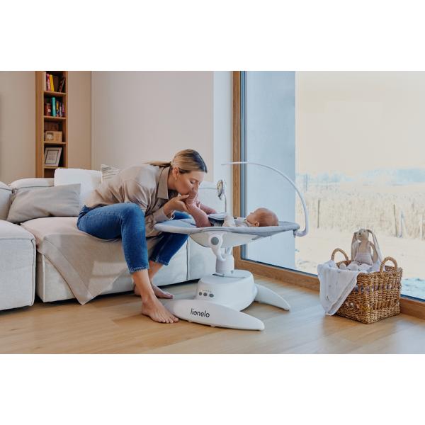 LIONELO Dětské lehátko Iris Beige Sand, 0m+