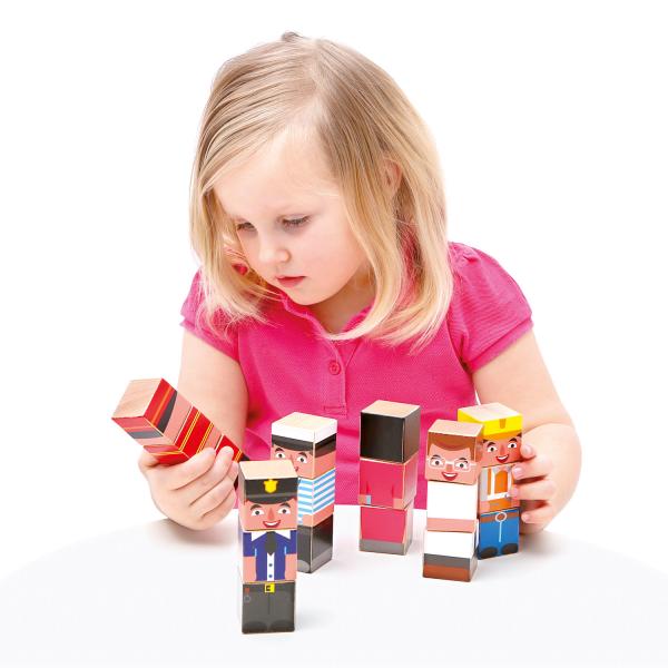 Bino Skládací kostky, profese (obrázek 4)