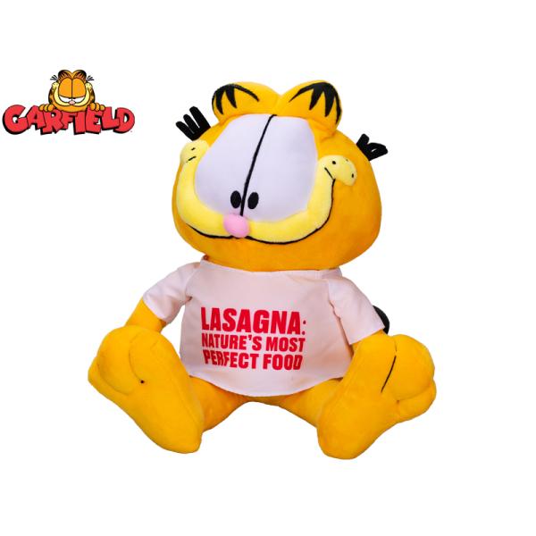 Garfield - "Lasagna: Nature's most perfect food" 24cm plyšový sediaci