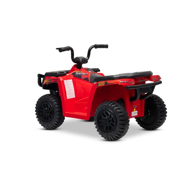 Licencovaná elektrická čtyřkolka Arctic Cat 12V se zadním pohonem, červená, LED světla, L (obrázek 11)