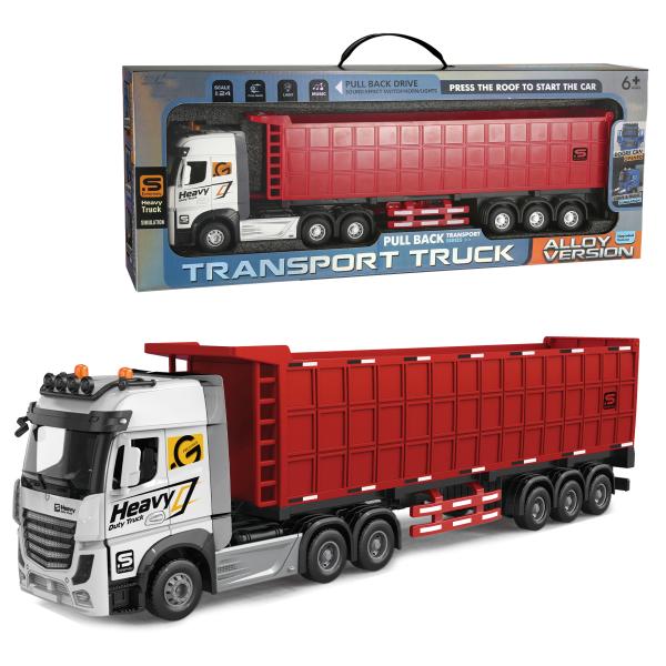 1:24 Kovový Kamion s návěsem pro sypké materiály