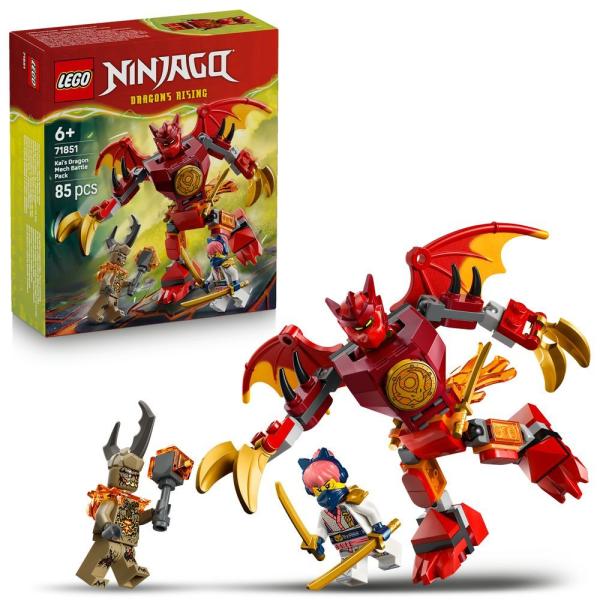 LEGO® NINJAGO 71851 Kaiov bojový balíček s dračím oblekom