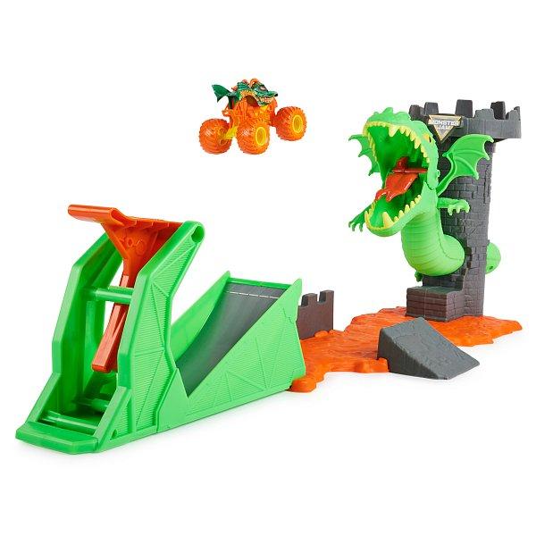 Monster Jam - Hrací set Dueling Dragon, 1:64