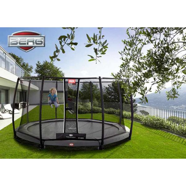 BERG Elite+ InGround 430 Grey + ochranná síť Deluxe (obrázek 5)