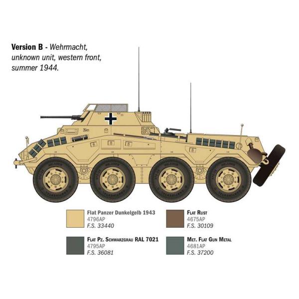 Model Kit military 6757 - Sd.Kfz. 234/1 (1:35) (obrázek 5)