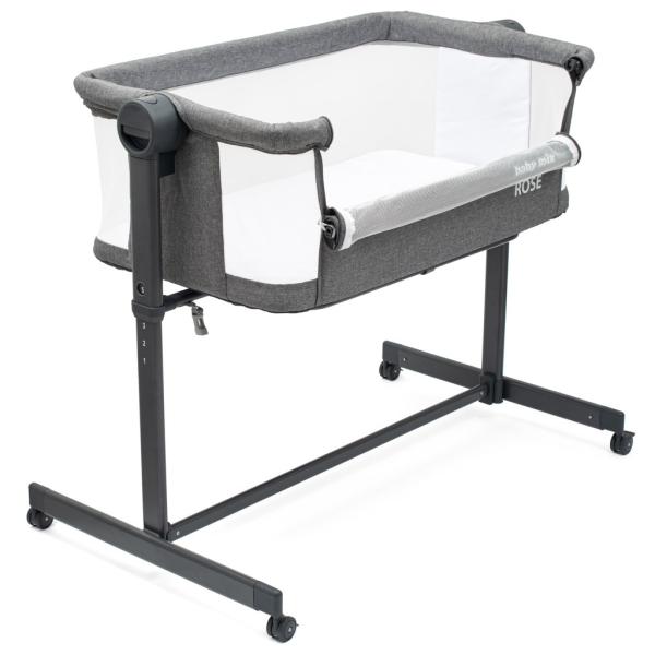 Přístavní postýlka Rose Baby Mix šedá