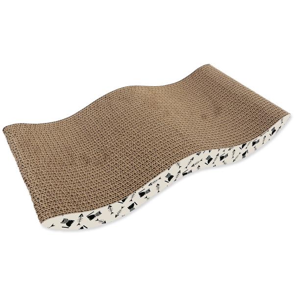 Škrábadlo Magic Cat Wave 1 kartonové 43x22x4cm