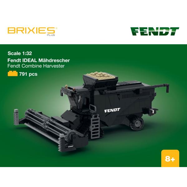 BRIXIES Plus 222.706 Fendt Ideal – kombajn, 1:32, 791 k