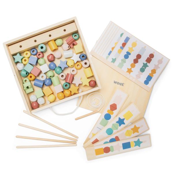 Woet Triediaca hra s drevenými korálkami