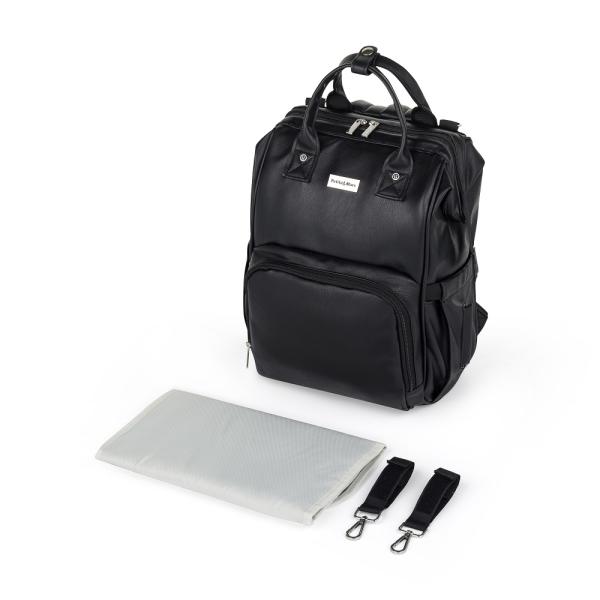 PETITE&MARS Batoh přebalovací na kočárek Jasper Absolute Black (obrázek 4)