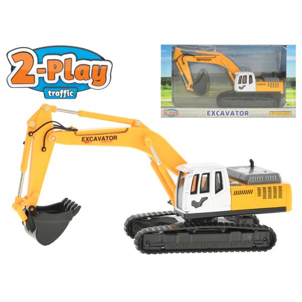 2-Play Traffic bagr 22cm kov na volný chod