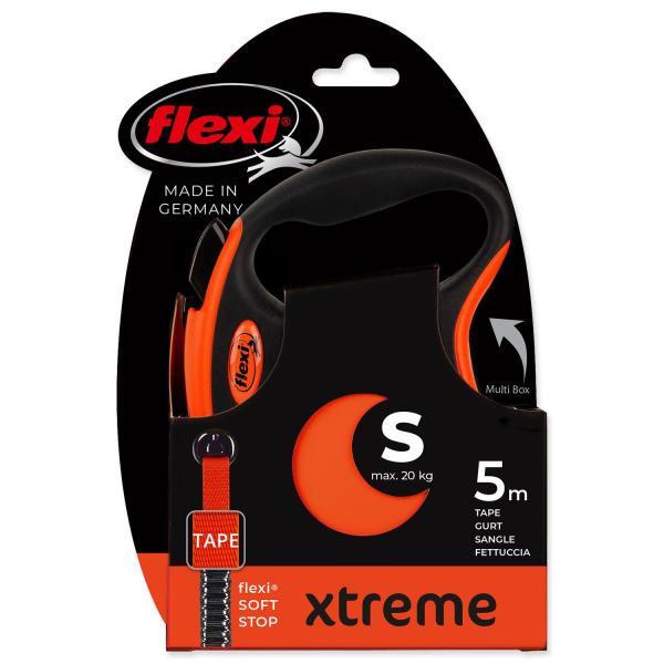 Vodítko FLEXI Xtreme páska S oranžová 5m (obrázek 3)