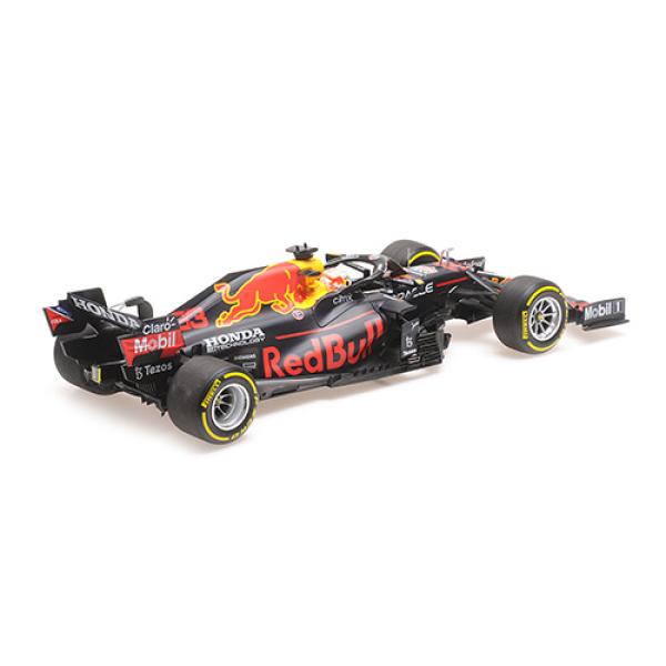 1:18 RED BULL RACING HONDA RB16B - MAX VERSTAPPEN - VÍTĚZ NIZOZEMSKÉ GP 2021 - MINICHAMPS