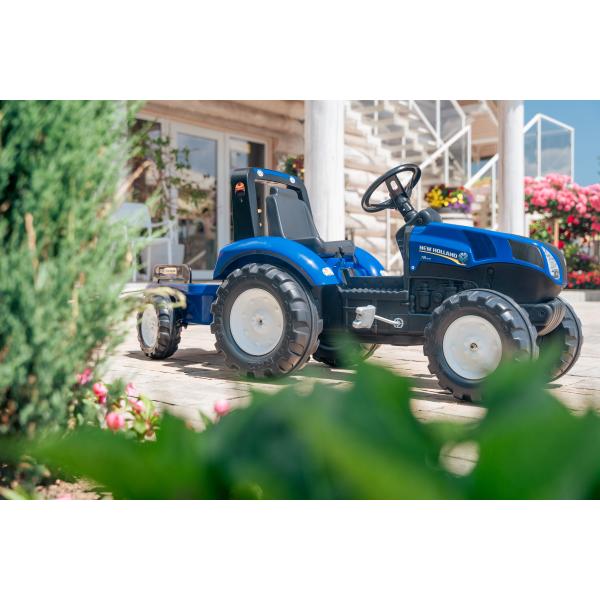 Falk Šliapací traktor 3090B - New Holland T8 s přívěsem (obrázek 5)
