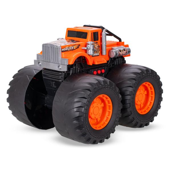 Auto monster truck 28cm volný chod na baterie se světlem a zvukem 2barvy