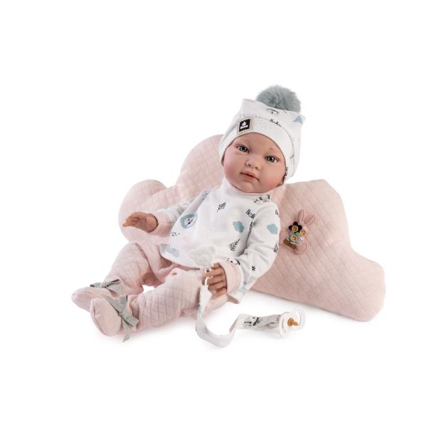 Guca 944 New BORN DIEVČATKO - realistická bábika bábätko s celovinylovým telom - 42 cm