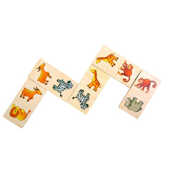 Small Foot Dřevěné domino Safari (obrázek 3)