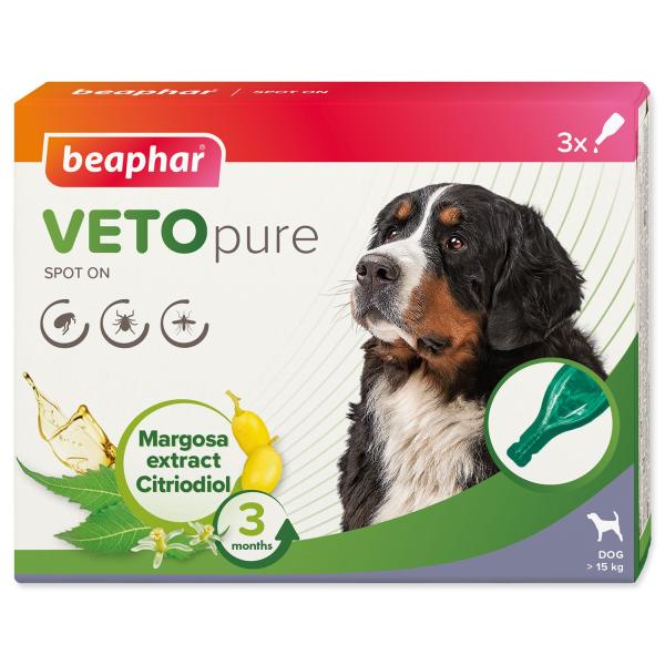 Pipeta Beaphar Vetopure Spot on pes L 3ks
